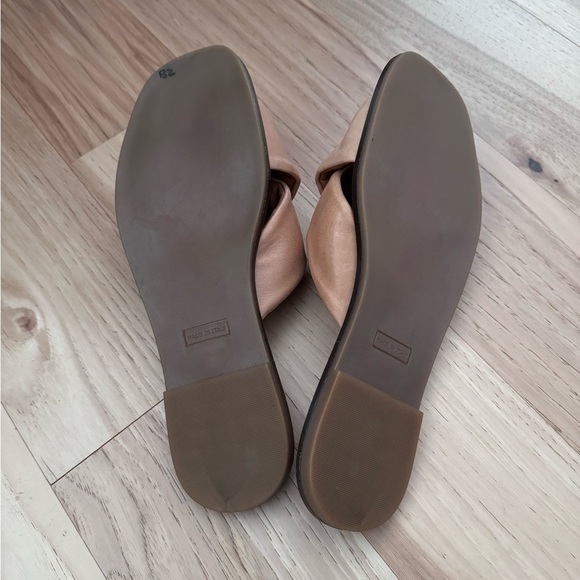 Mila Paoli Brown Leather Slide Sandals Made in Italy Size 9.5 - Picture 5 of 9